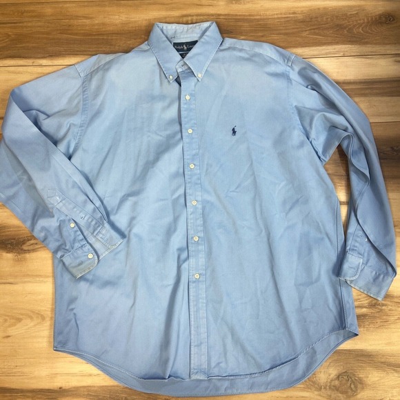 Ralph Lauren Other - Ralph Lauren Mens Shirt XL Blake Button Down Blue Vintage Long Sleeve